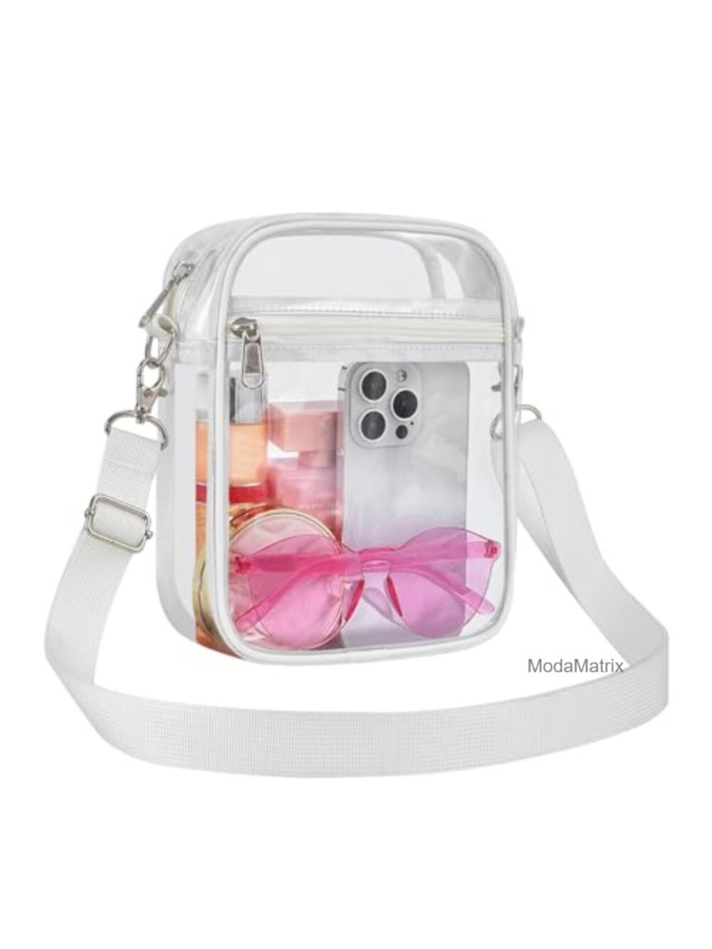 Clear Purse Stadium Approved Transparent Messenger Bag Crossbody PVC